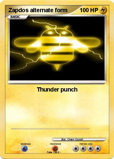 Pokemon Zapdos alternate form