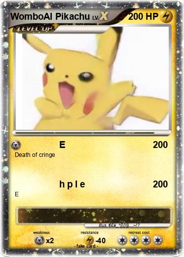 Pokemon WomboAI Pikachu