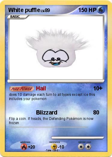 Pokemon White puffle