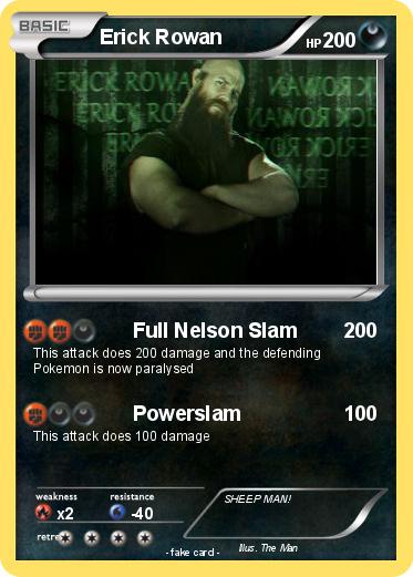 Pokemon Erick Rowan