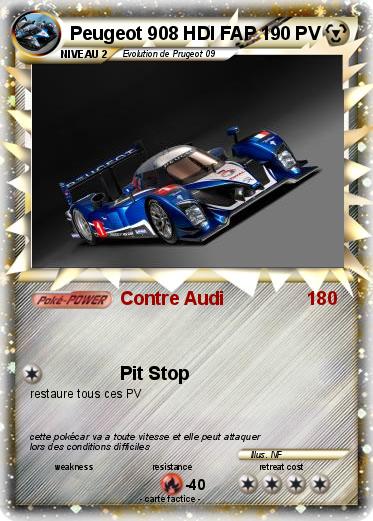 Pokemon Peugeot 908 HDI FAP