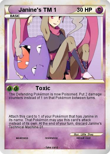 Pokemon Janine's TM 1