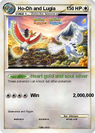 Pokemon Ho-Oh and Lugia