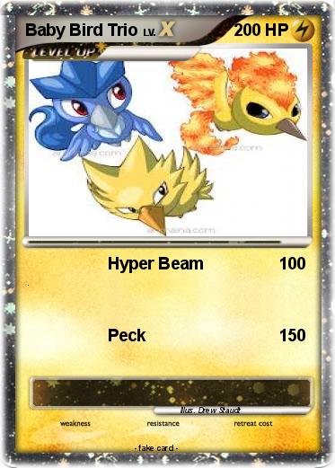 Pokemon Baby Bird Trio