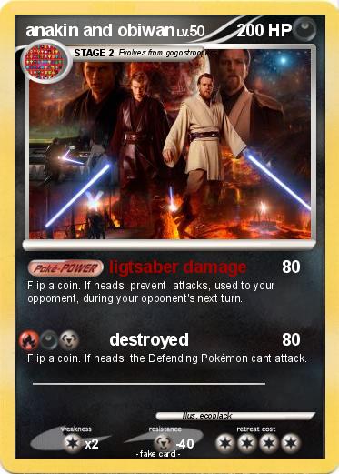 Pokemon anakin and obiwan