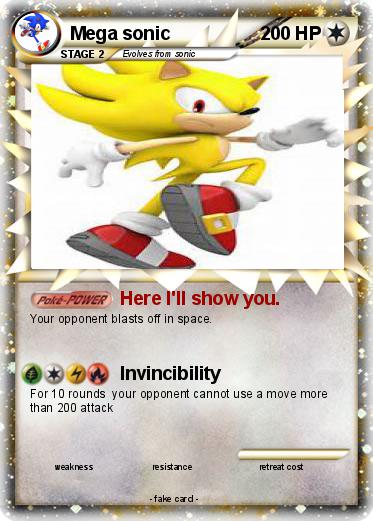 Pokemon Mega sonic