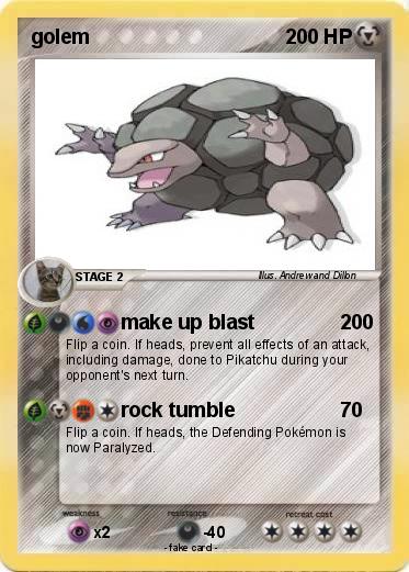 Pokemon golem