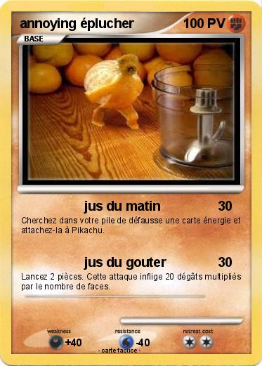 Pokemon annoying éplucher