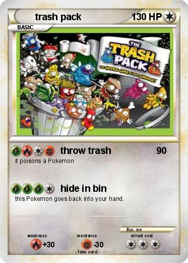 Pokemon trash pack