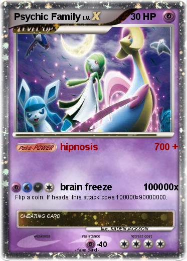 Pokemon Psychic Family