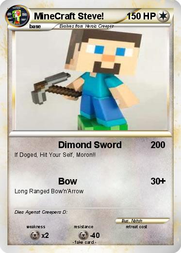 Pokemon MineCraft Steve!
