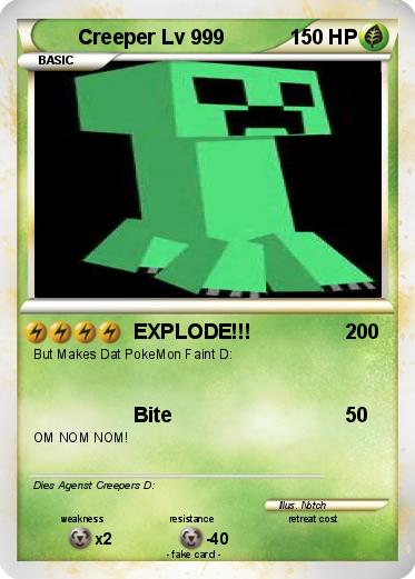 Pokemon Creeper Lv 999