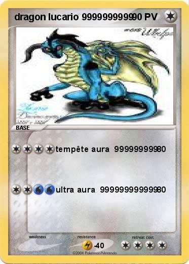 Pokemon dragon lucario 9999999999