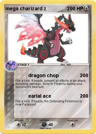 Pokemon mega charizard z