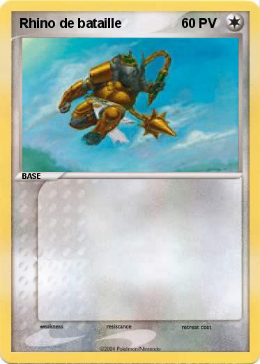 Pokemon Rhino de bataille
