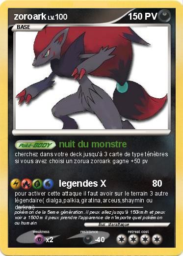 Pokemon zoroark