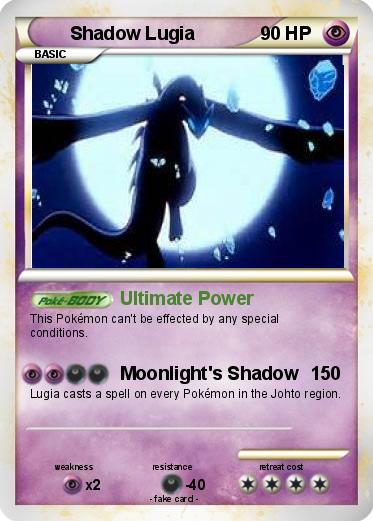 Pokemon Shadow Lugia
