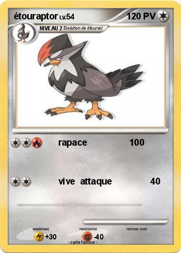 Pokemon étouraptor