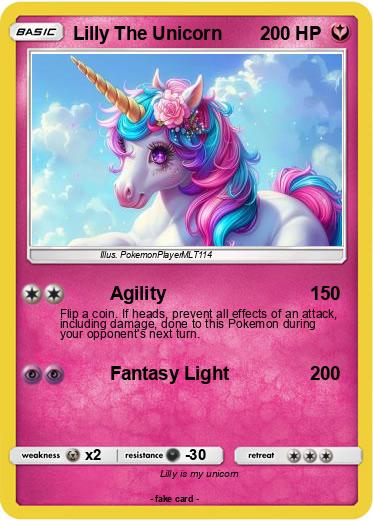 Pokemon Lilly The Unicorn