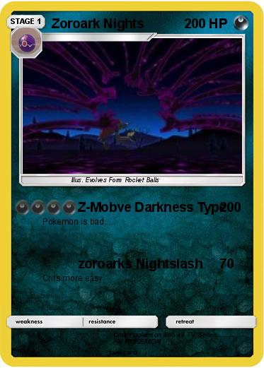 Pokemon Zoroark Nights