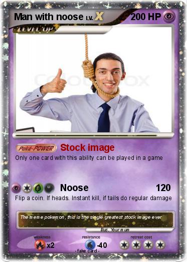 Pokemon Man with noose