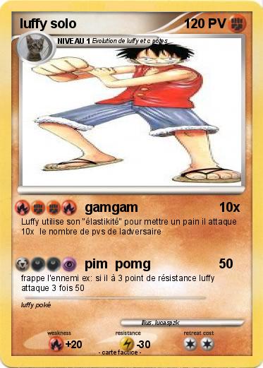 Pokemon luffy solo