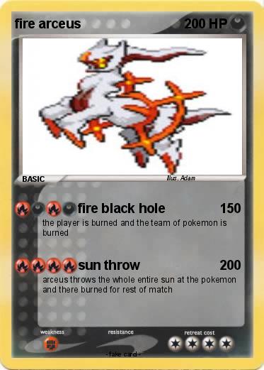 Pokemon fire arceus