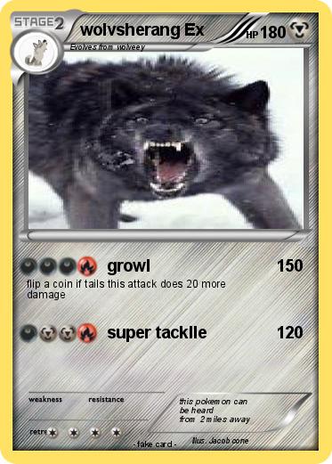 Pokemon wolvsherang Ex