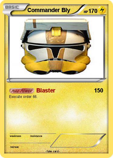 Pokemon Commander Bly