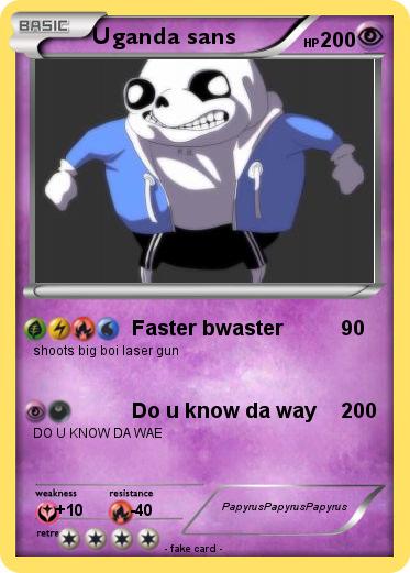 Pokemon Uganda sans