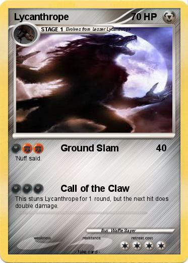 Pokemon Lycanthrope