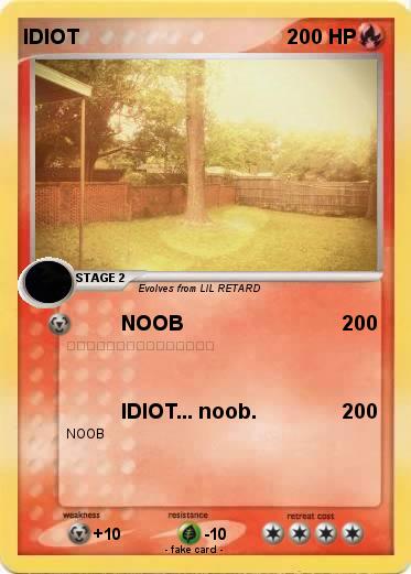 Pokemon IDIOT