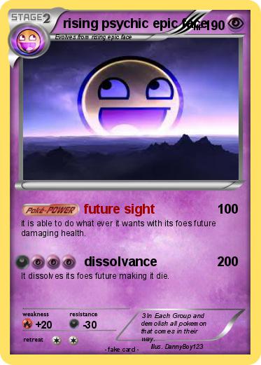 Pokemon rising psychic epic face