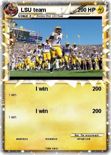 Pokemon LSU team