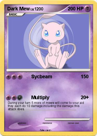 Pokemon Dark Mew