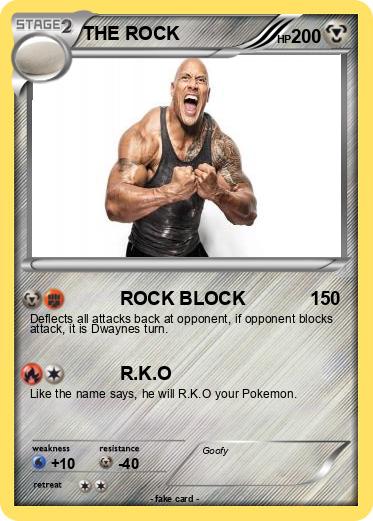 Pokemon THE ROCK