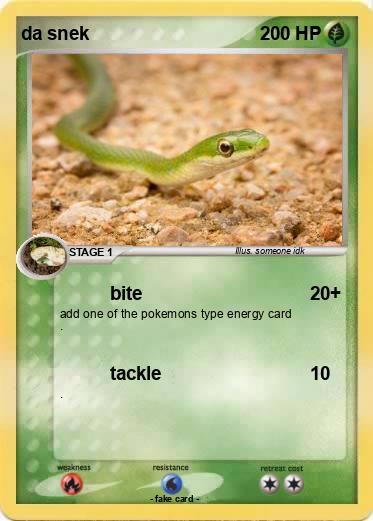 Pokemon da snek