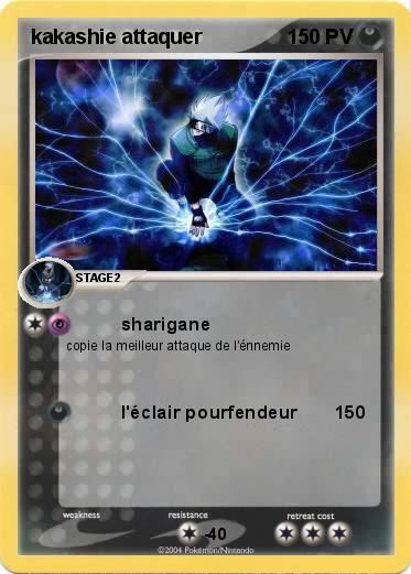 Pokemon kakashie attaquer