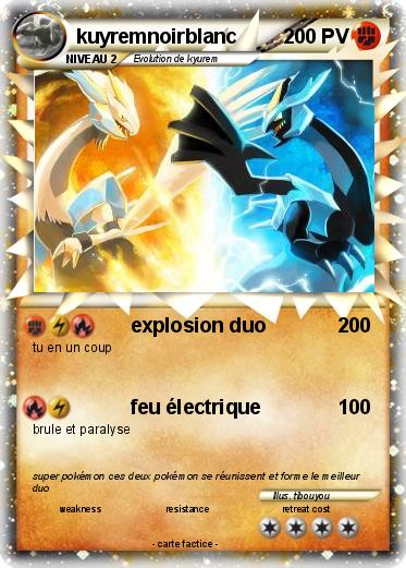 Pokemon kuyremnoirblanc