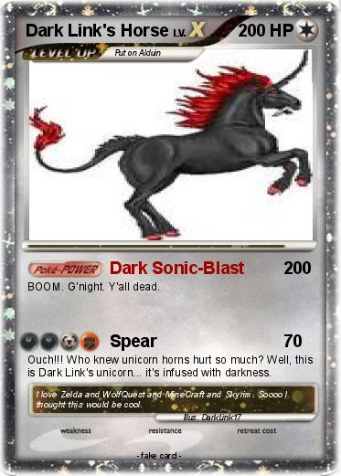 Pokemon Dark Link's Horse
