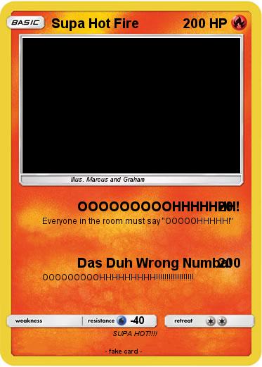 Pokemon Supa Hot Fire