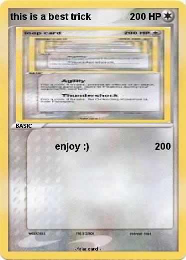 Pokemon this is a best trick