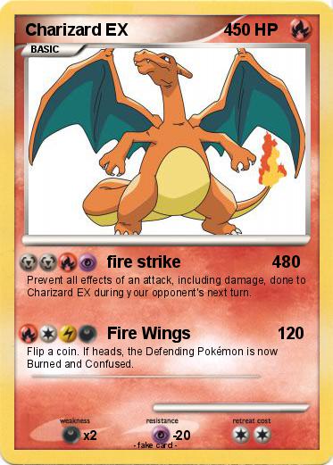 Pokemon Charizard EX                     4