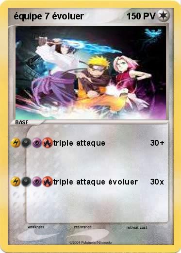 Pokemon équipe 7 évoluer