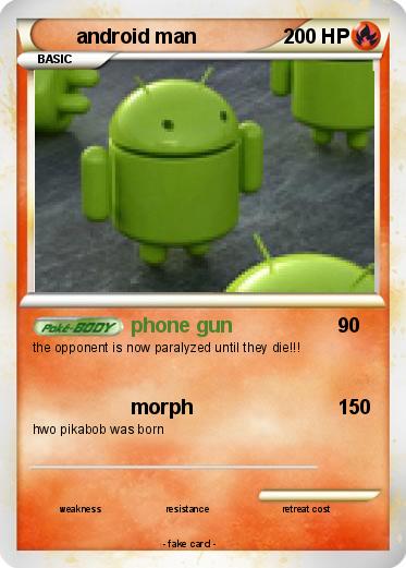 Pokemon android man