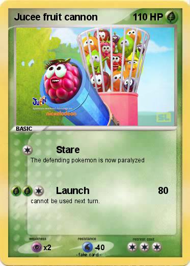 Pokemon Jucee fruit cannon