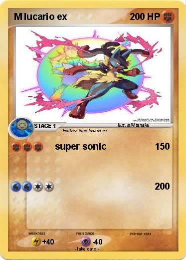 Pokemon M lucario ex