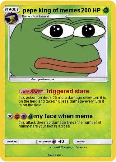 Pokemon pepe king of memes