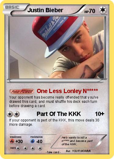 Pokemon Justin Bieber