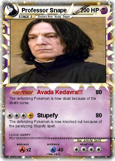 Pokemon Professor Snape